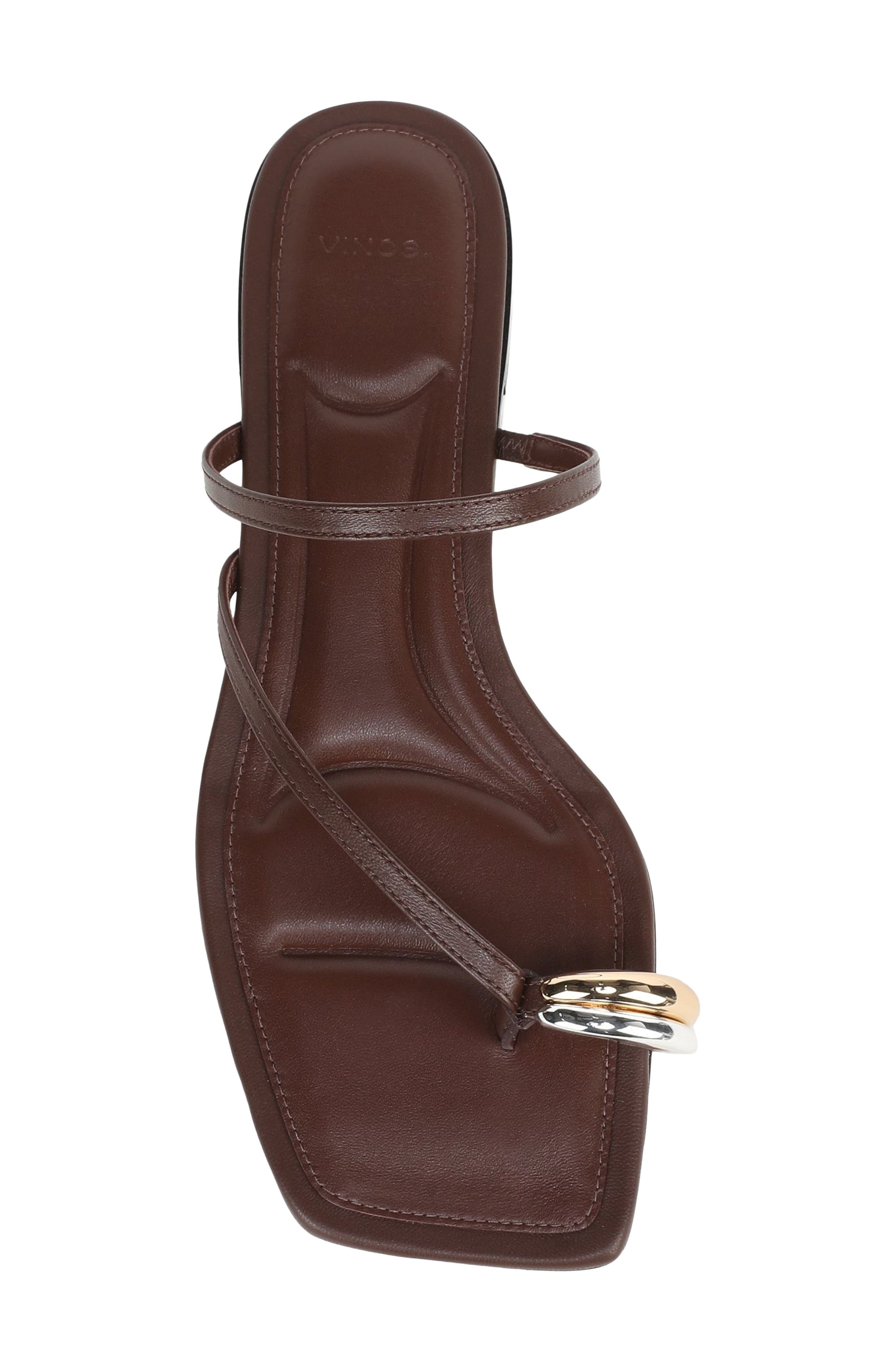Polli Toe Loop Sandal, Alternate, color, MOLTON BROWN