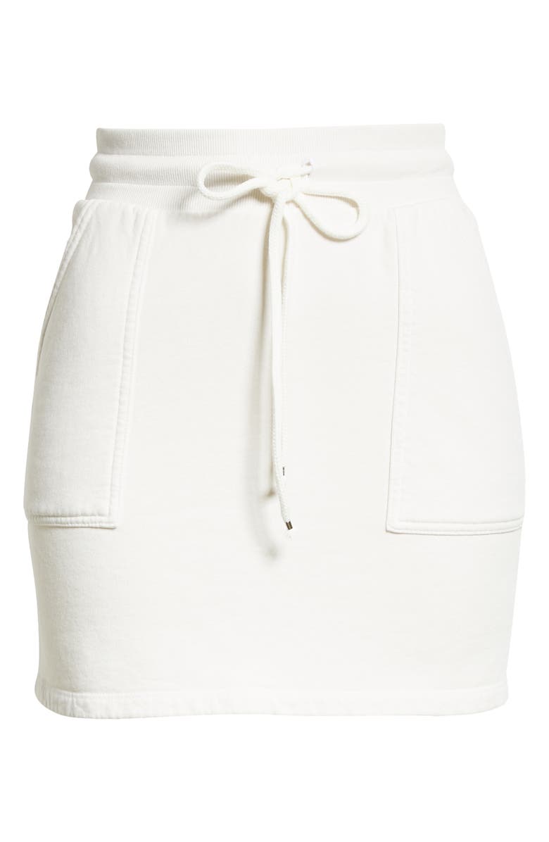The Range Cotton French Terry Drawstring Skirt, Alternate, color, 