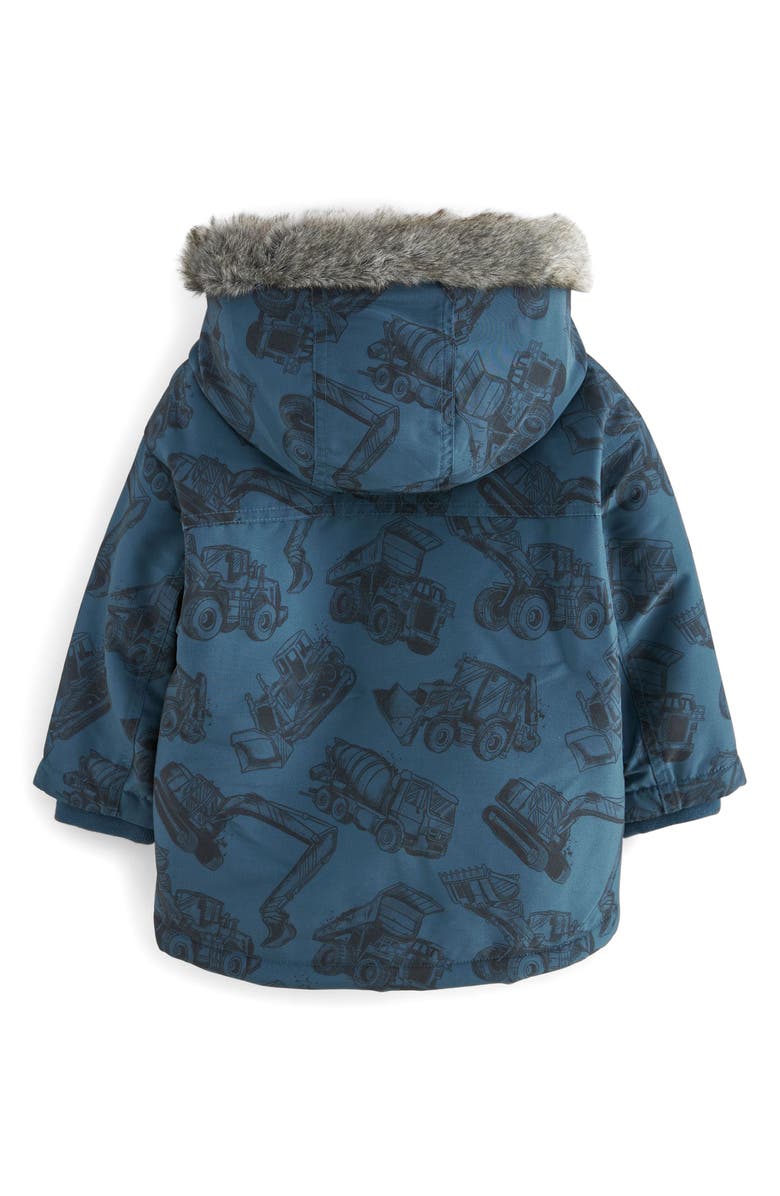 NEXT Kids' Tractor Water Resistant Hooded Parka, Alternate, color, 