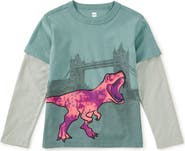 Tea Collection Tower Bridge T. Rex Layered Tee