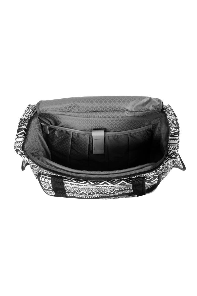 Donna Rolling Carry-on Tote with Laptop Sleeve for Travel and Work, Alternate, color, TRIBAL