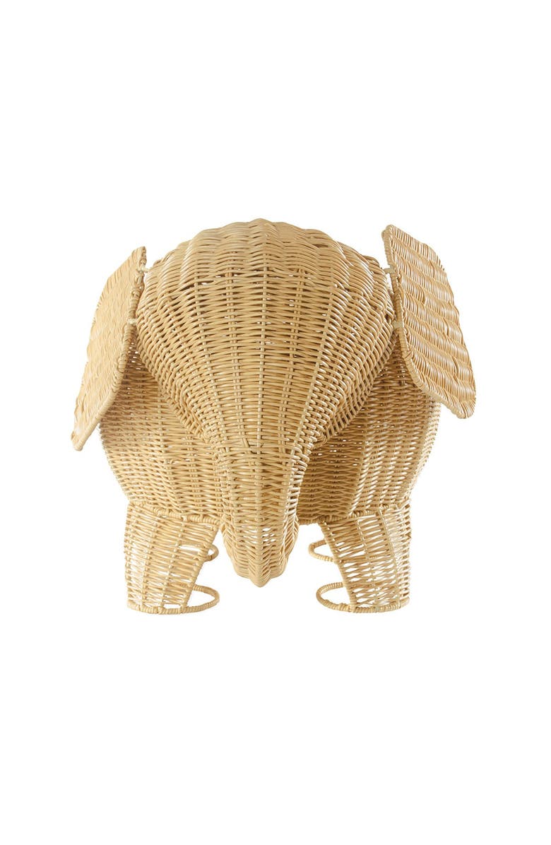 Kaplan Early Learning Company Elephant Washable Wicker Floor Basket, Alternate, color,