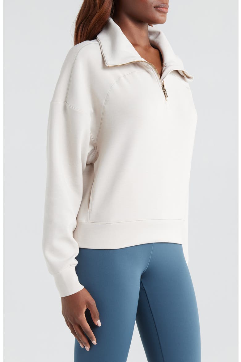 DreamGlow Half Zip, Alternate, color, SAND