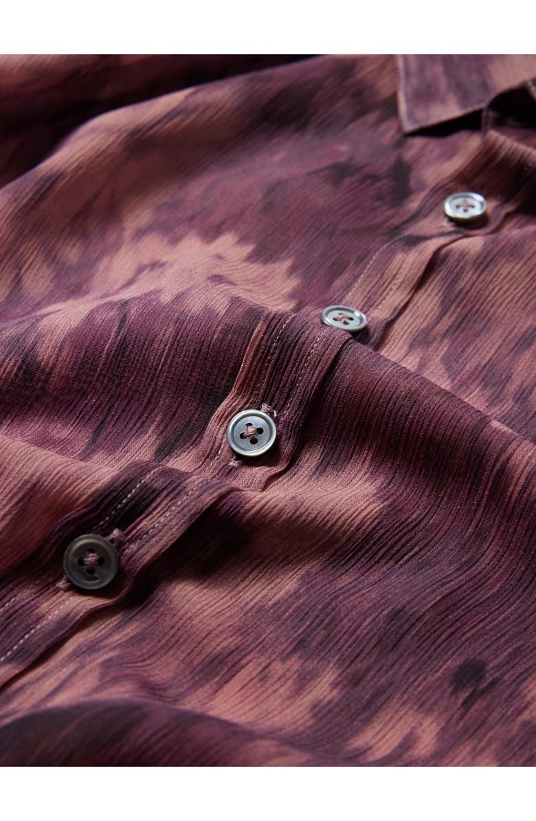 John Varvatos Bucks Slim Fit Floral Ikat Button-Up Shirt, Alternate, color, 