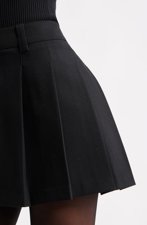 Open Edit Pleated Miniskirt