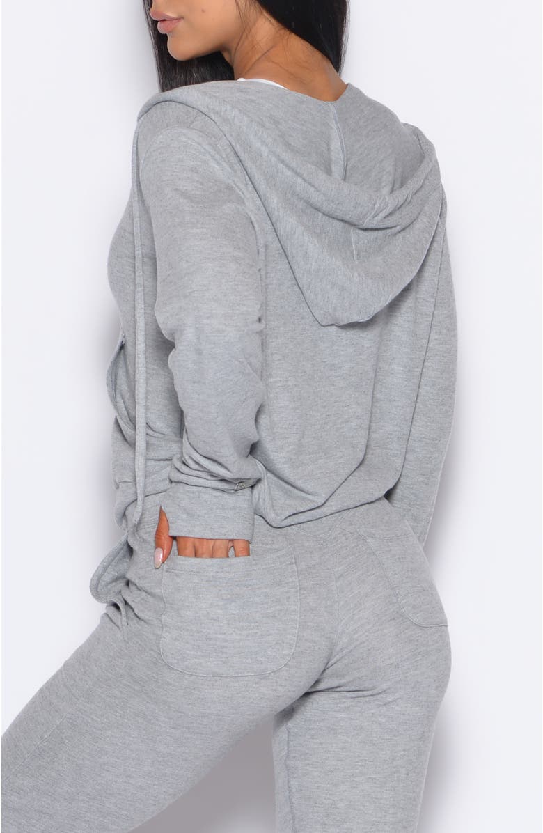 Bombshell Sportswear Gym Crush Hoodie, Alternate, color, Cozy Silver