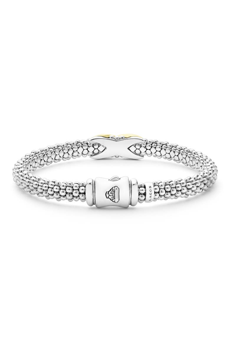 Embrace Bracelet, Alternate, color, SILVER/ GOLD