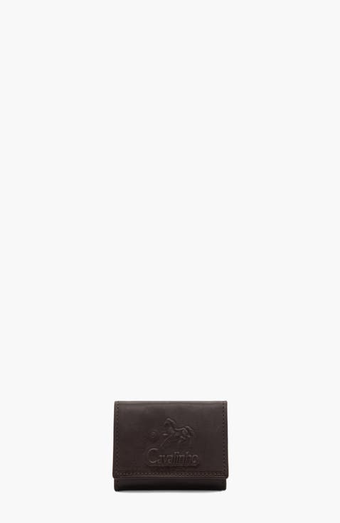 Gentleman Compact Trifold Leather Wallet 539