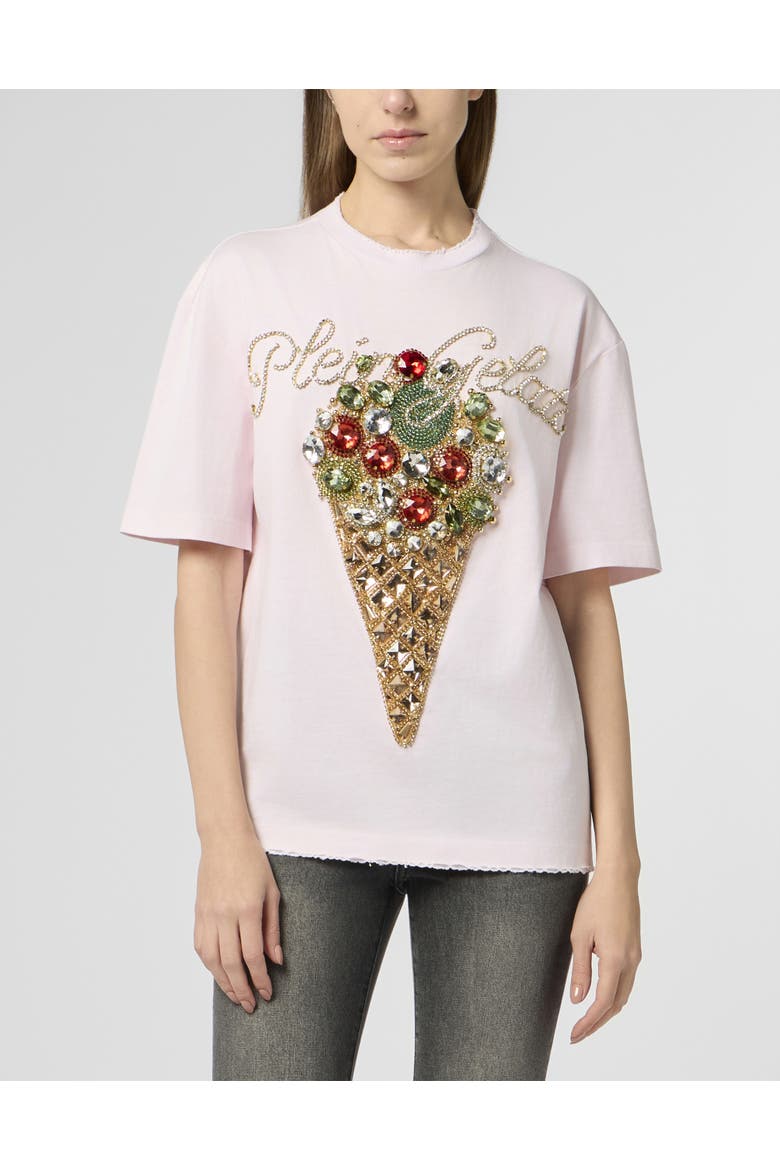 Washed Man Fit T-Shirt Gelato Women, Main, color, rose/pink