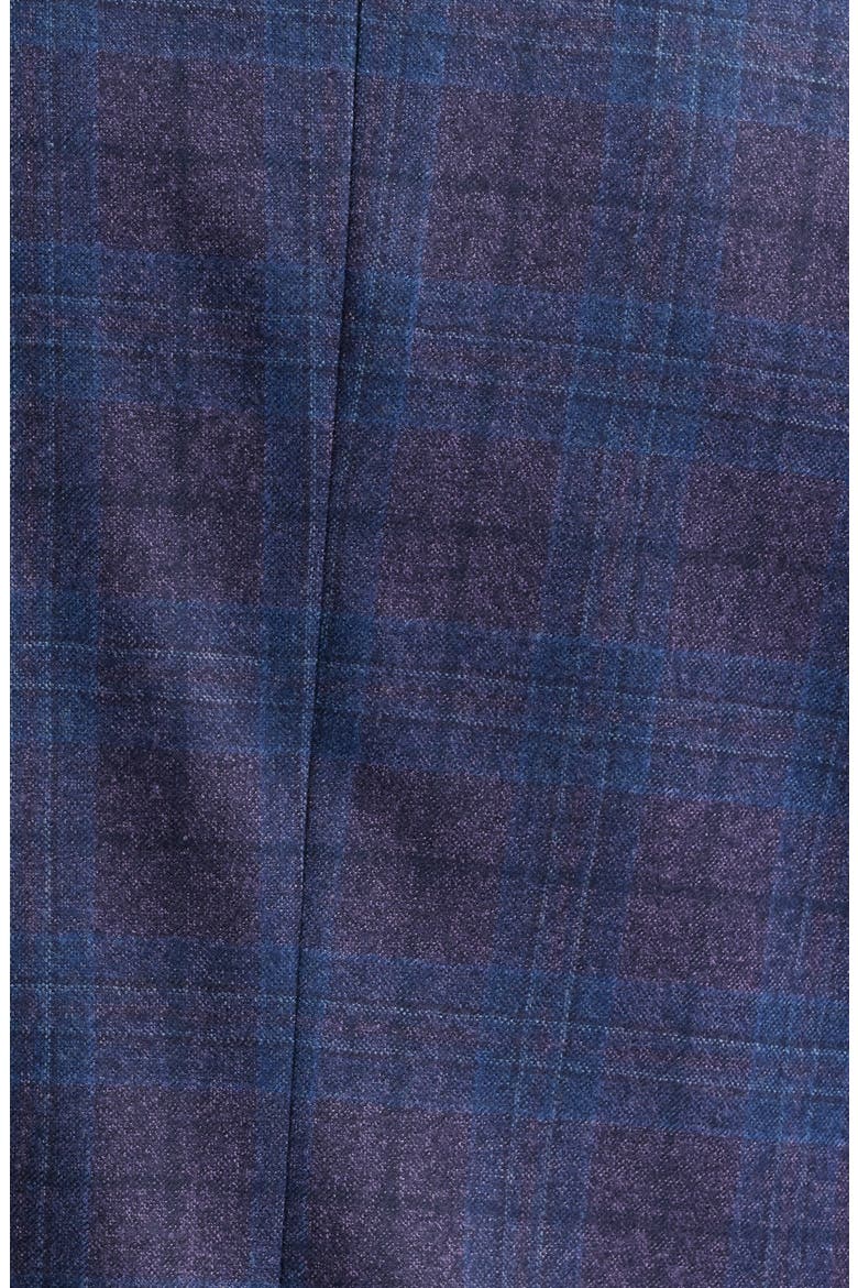 Hyperlight Soft Plaid Wool Sport Coat, Alternate, color, PURPLE