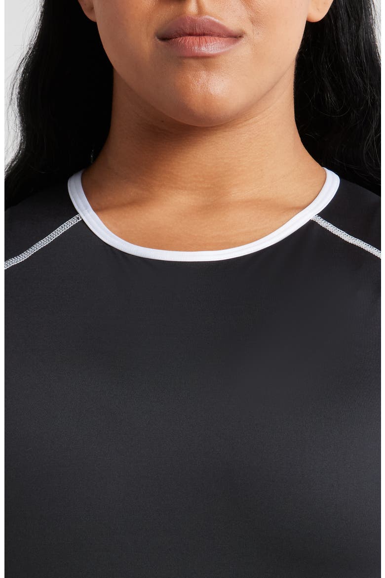 Swim Tank Top, Alternate, color, BLACK NOVELTY