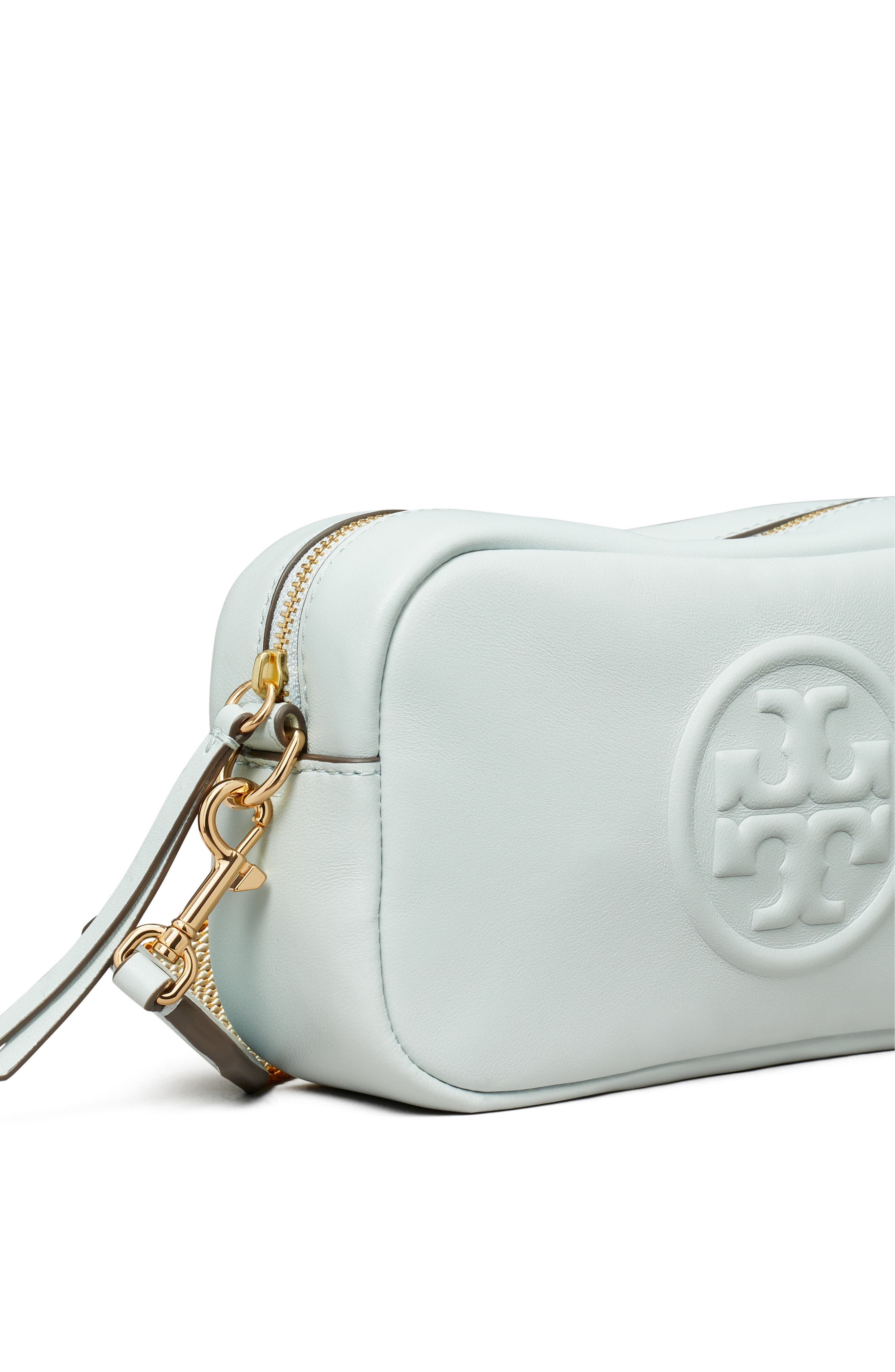 Mini Miller Soft Leather Crossbody Bag, Alternate, color, LIGHT SEA