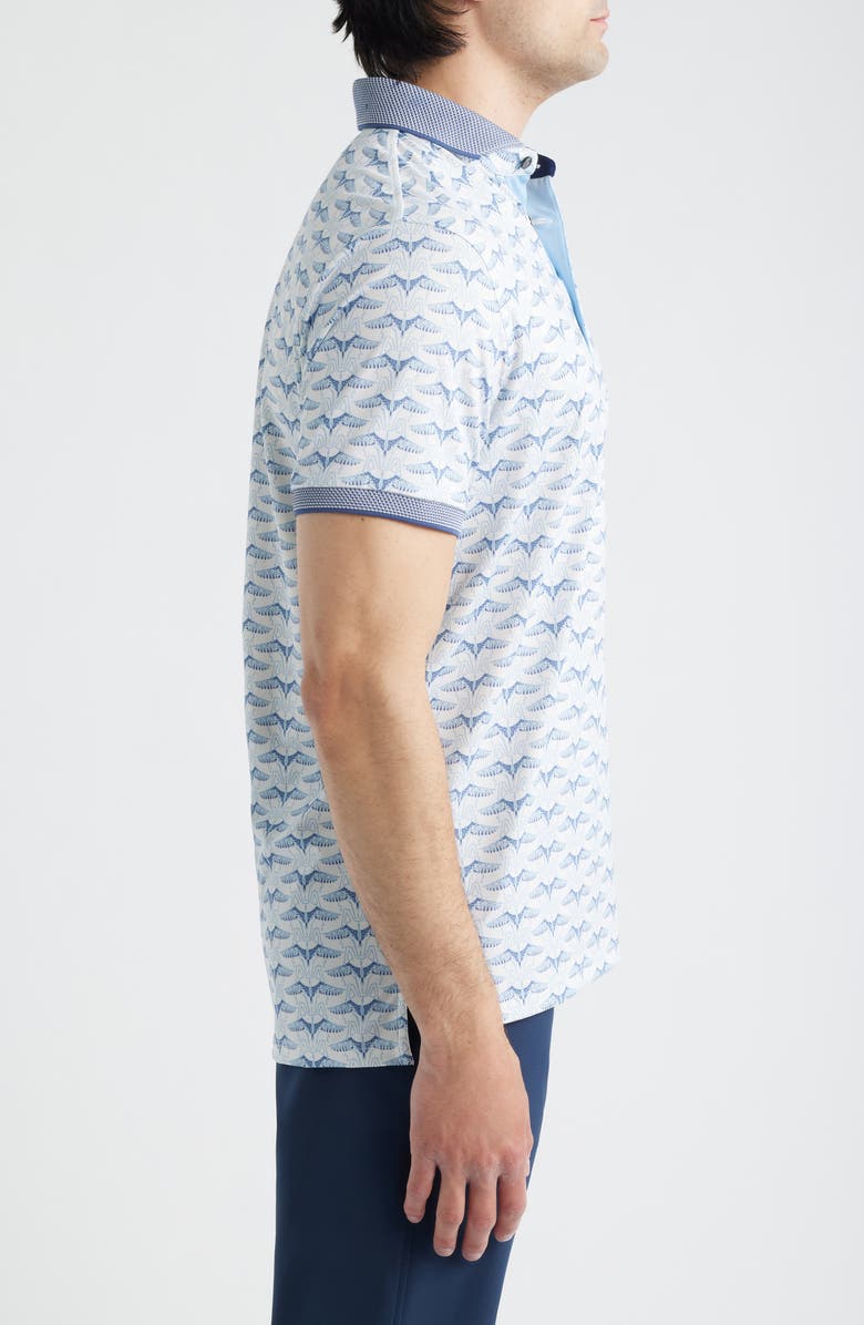 Greyson Silver Stilt Performance Polo, Alternate, color, Arctic