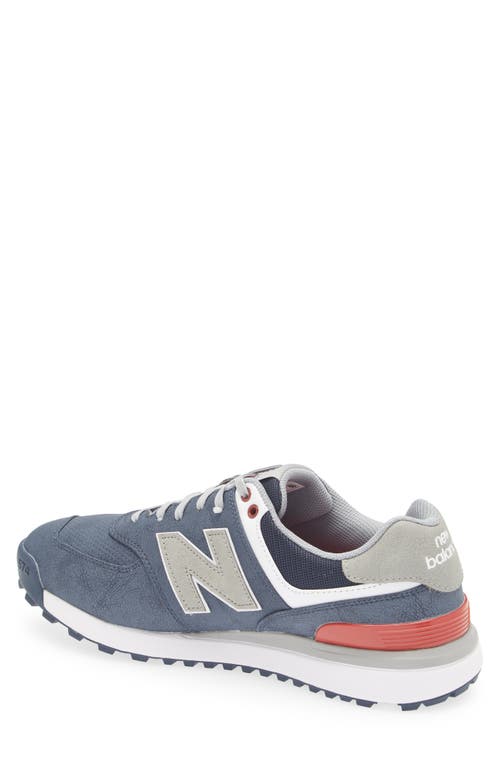 New Balance Golf 574 Greens V2 Spikeless Golf Shoe In Navy