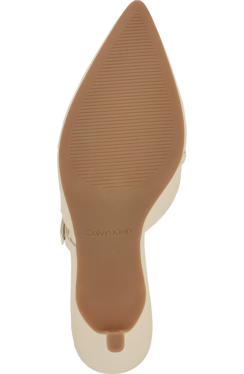Calvin Klein Jansy Pointed Toe Mule, Alternate, color, Natural