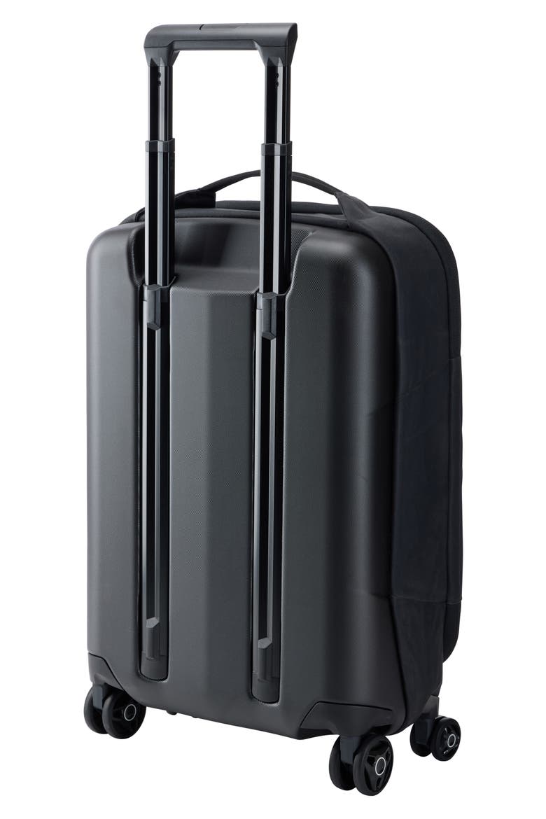 Aion Spinner Carry-On, Alternate, color, BLACK