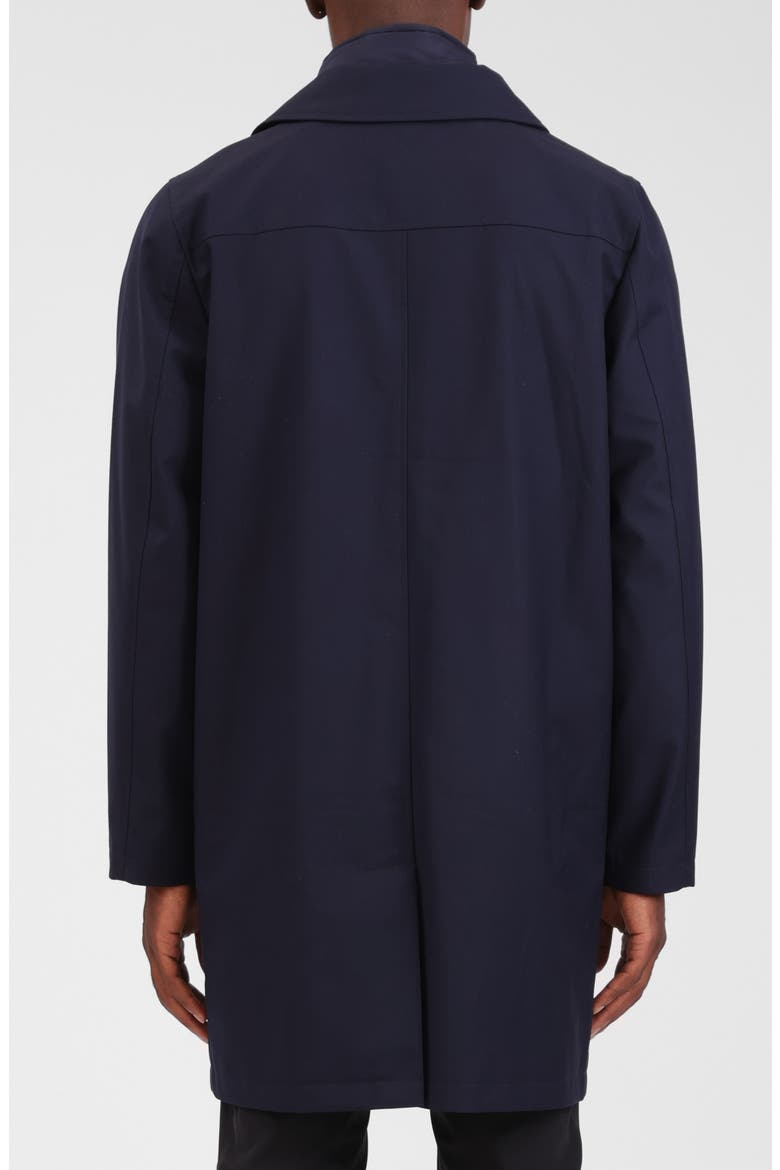 Mackintosh with Removable Quilted Bib, Alternate, color, NAVY