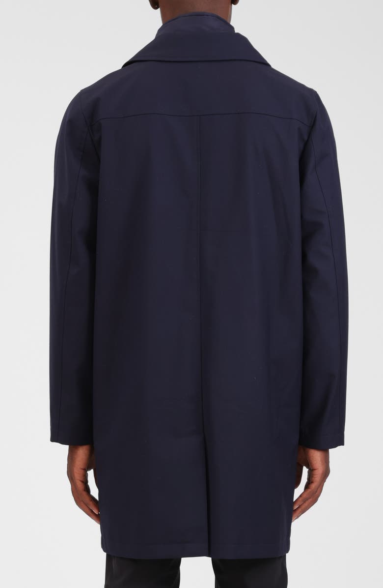 Bagatelle Mackintosh with Removable Quilted Bib, Alternate, color, Navy