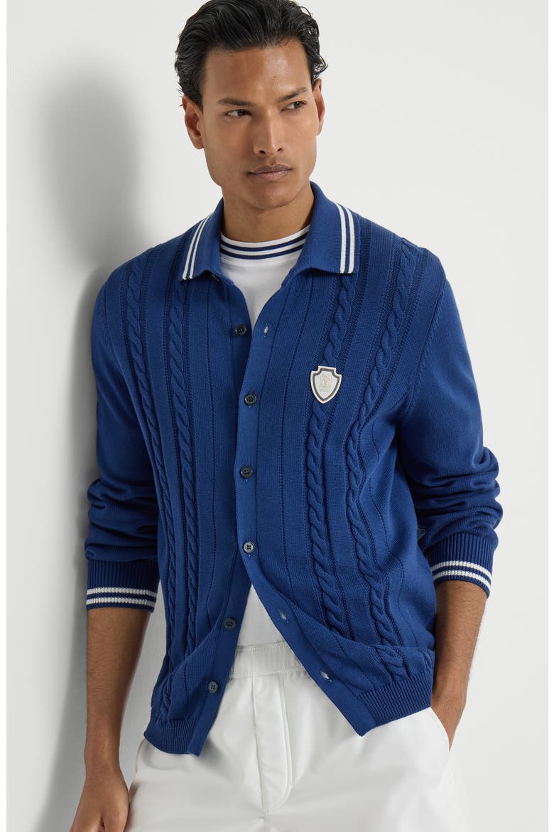Knit shirt, Alternate, color, Avio Blue