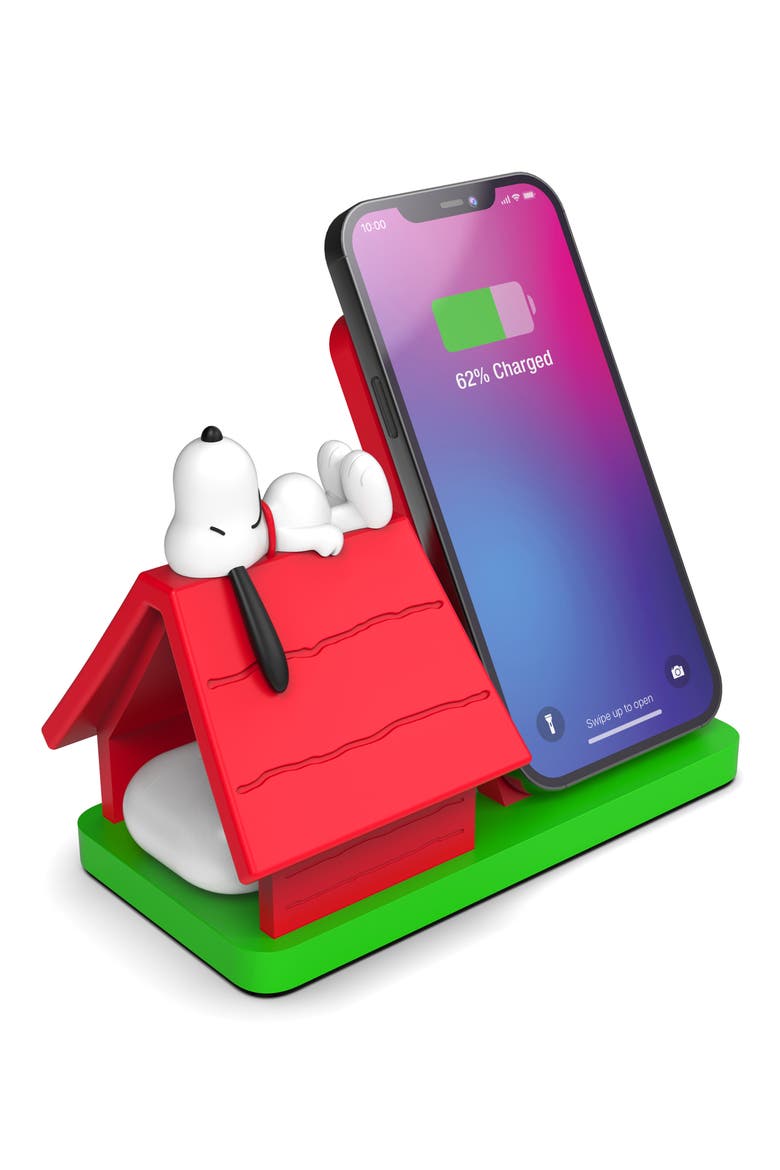 Peanuts® Doghouse Phone & AirPods Charger, Alternate, color, NO COLOR