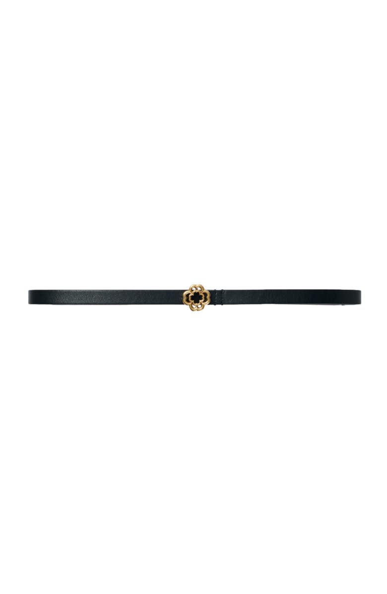 maje Slim Clover belt, Main, color, Black