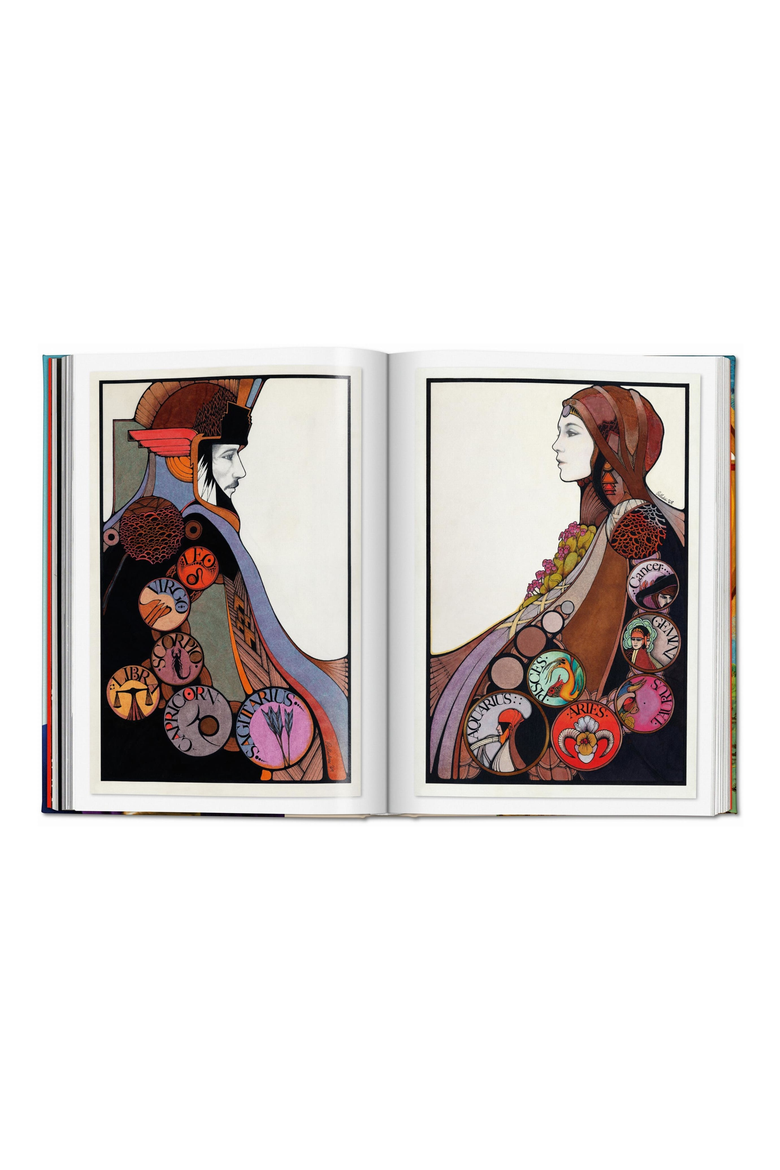 Astrology The Library of Esoterica Book, Alternate, color, Deep Purple