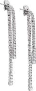 BY ADINA EDEN CZ Double Graduated Tennis Stud Earring