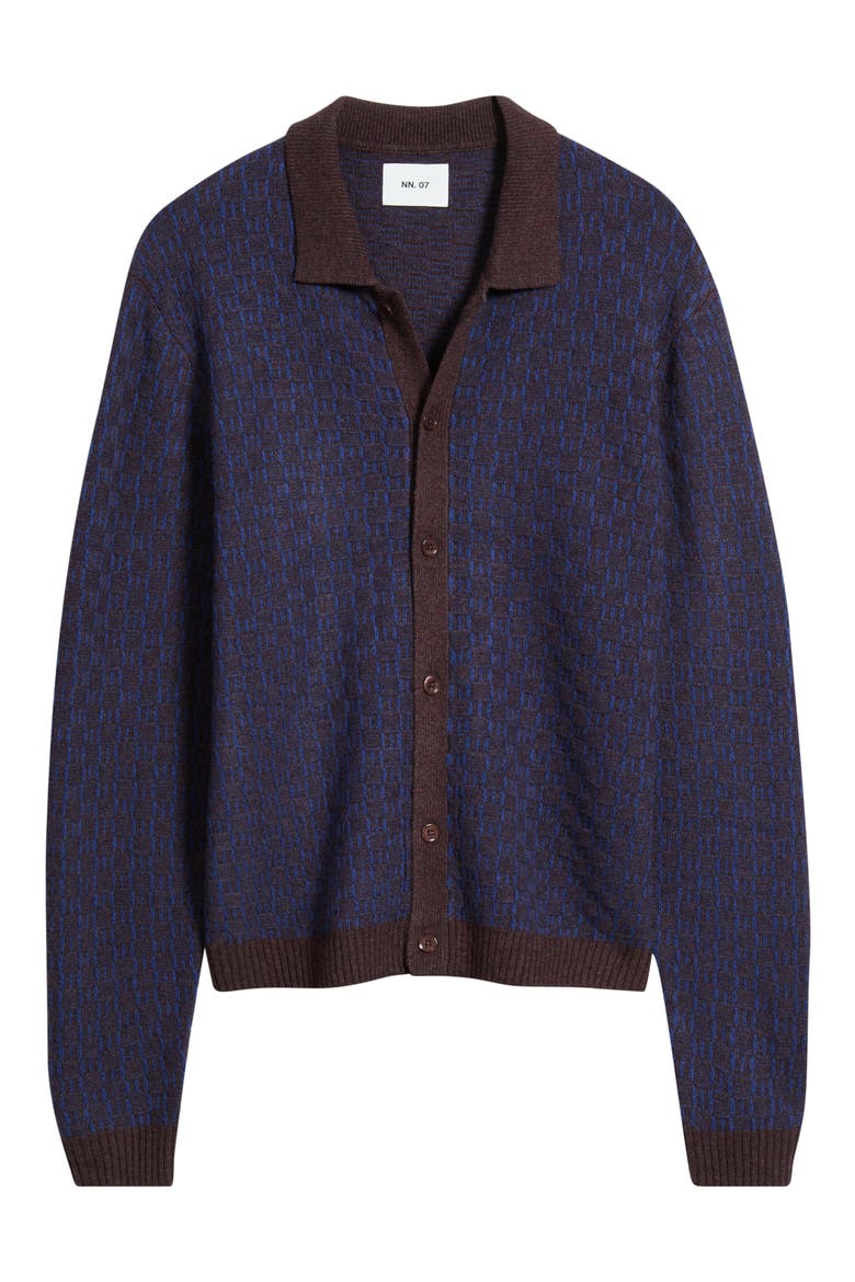 Thor Polo Cardigan, Alternate, color, DEEP TRUFFLE