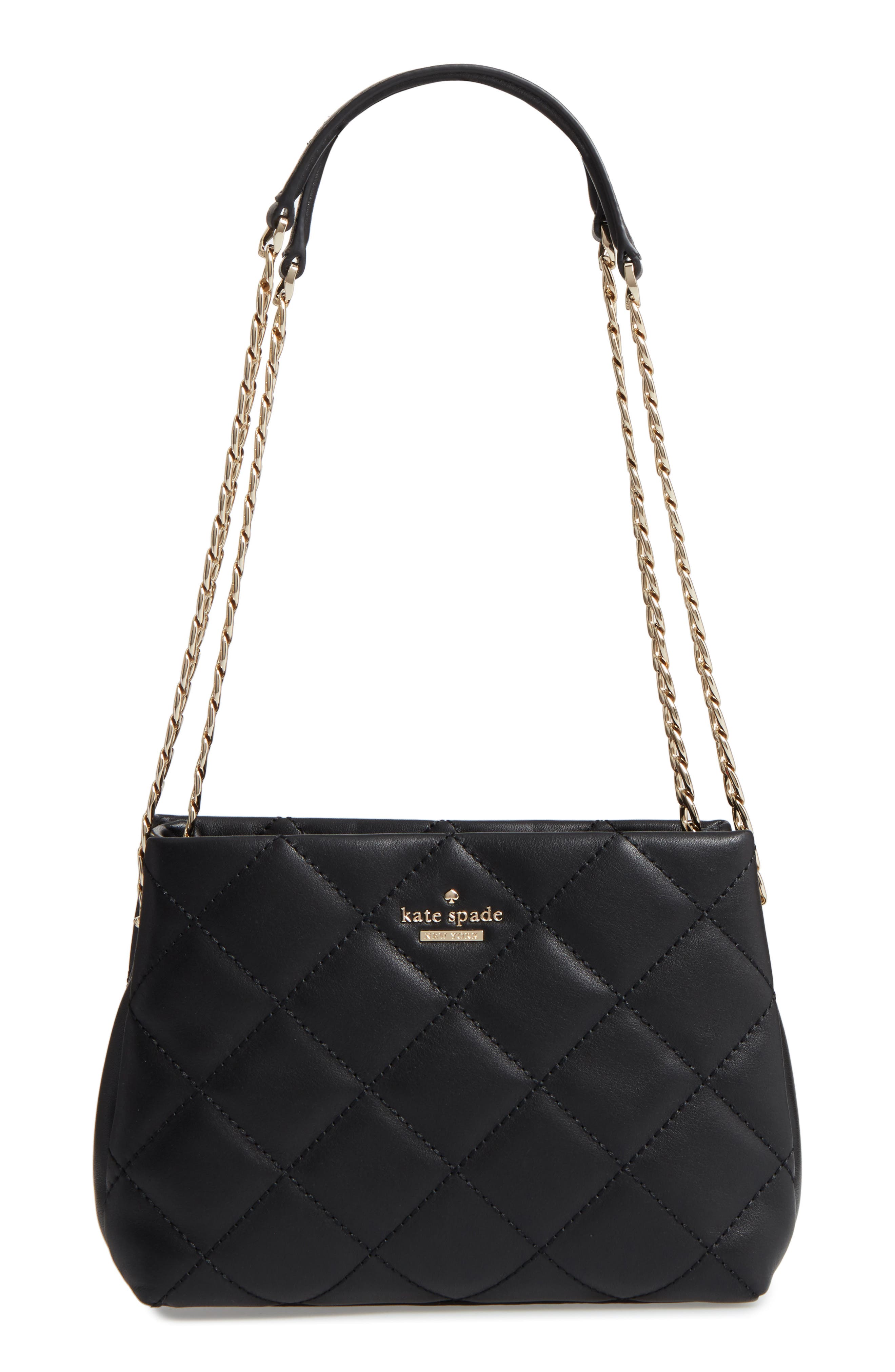 Kate Spade New York emerson place - jenia quilted leather shoulder bag, Main, color, 