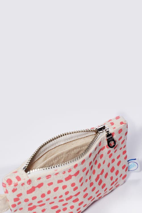 Dance Happy Incana Wristlet With Key Fob In Coral