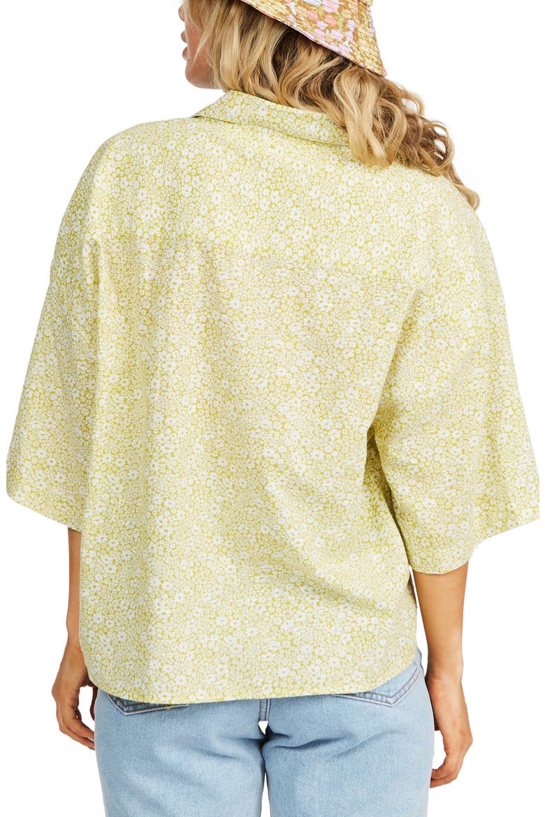 All Good Button-Up Shirt, Alternate, color, LIME