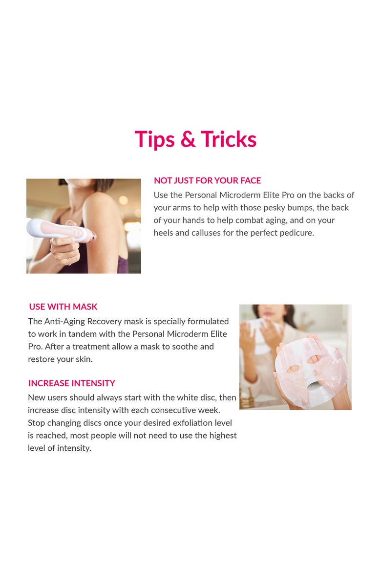 Personal Microderm Elite Pro Exfoliation Device, Alternate, color, ROSE