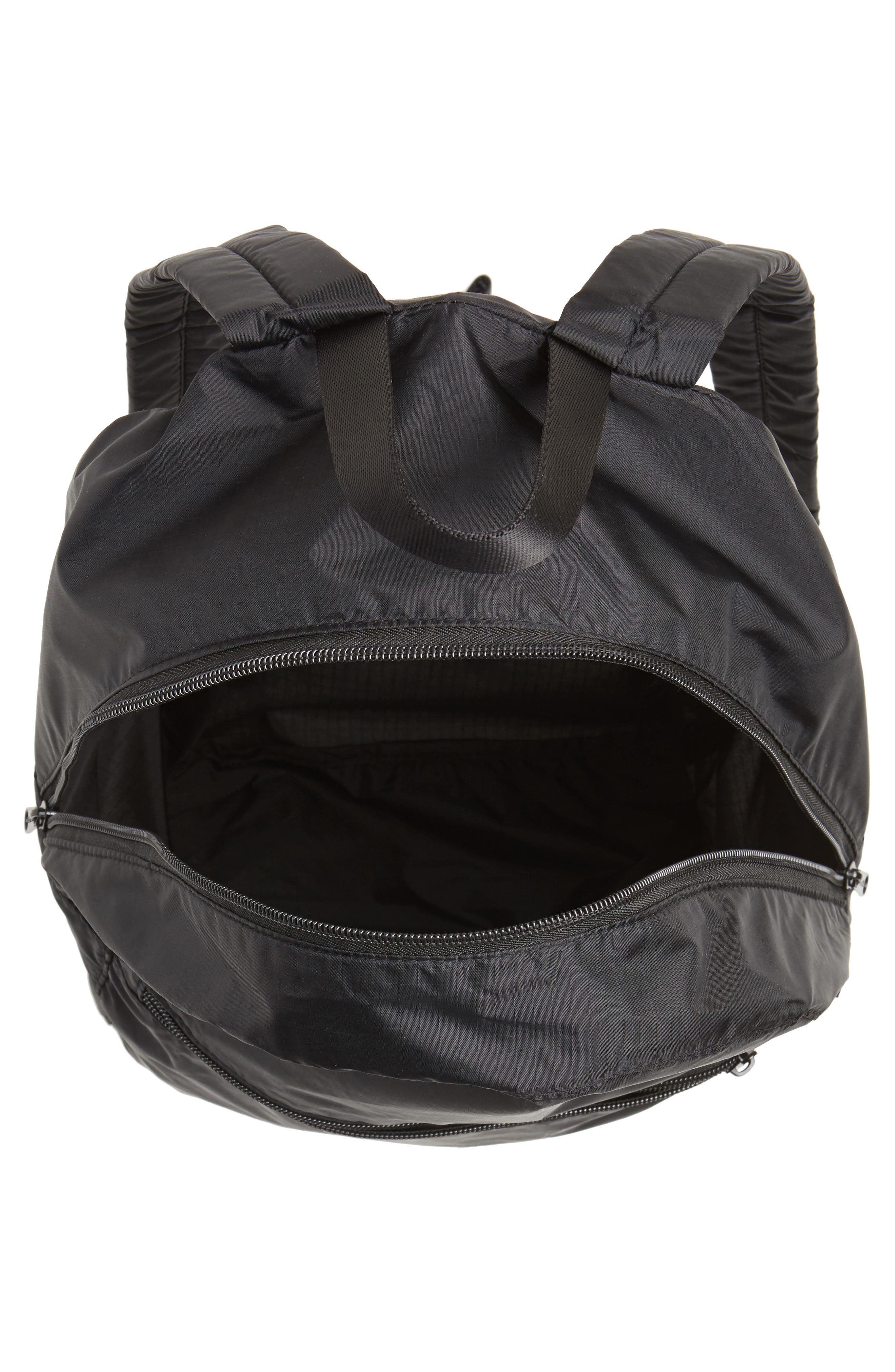 Ripstop Nylon Backpack, Alternate, color, BLACK