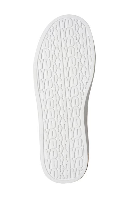 Dkny Abeni Faux Fur Sneaker In Gray