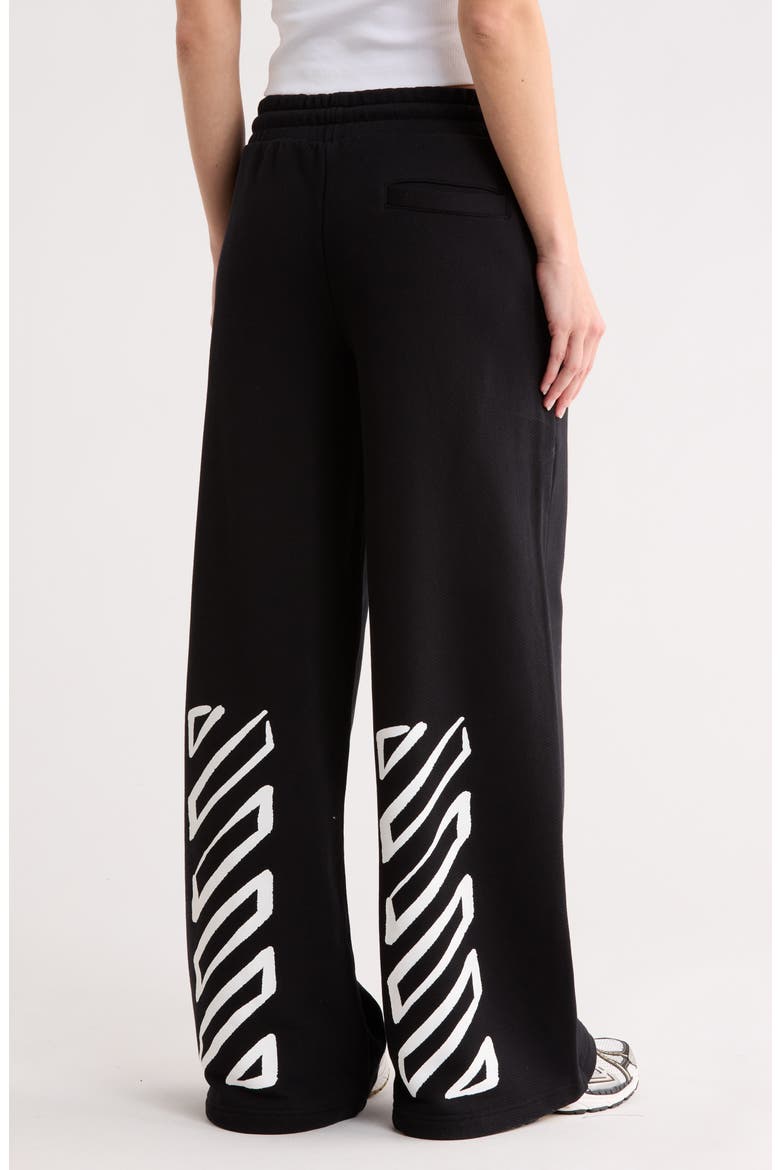 Wide Leg Track Pants, Alternate, color, BLACK NIGHT