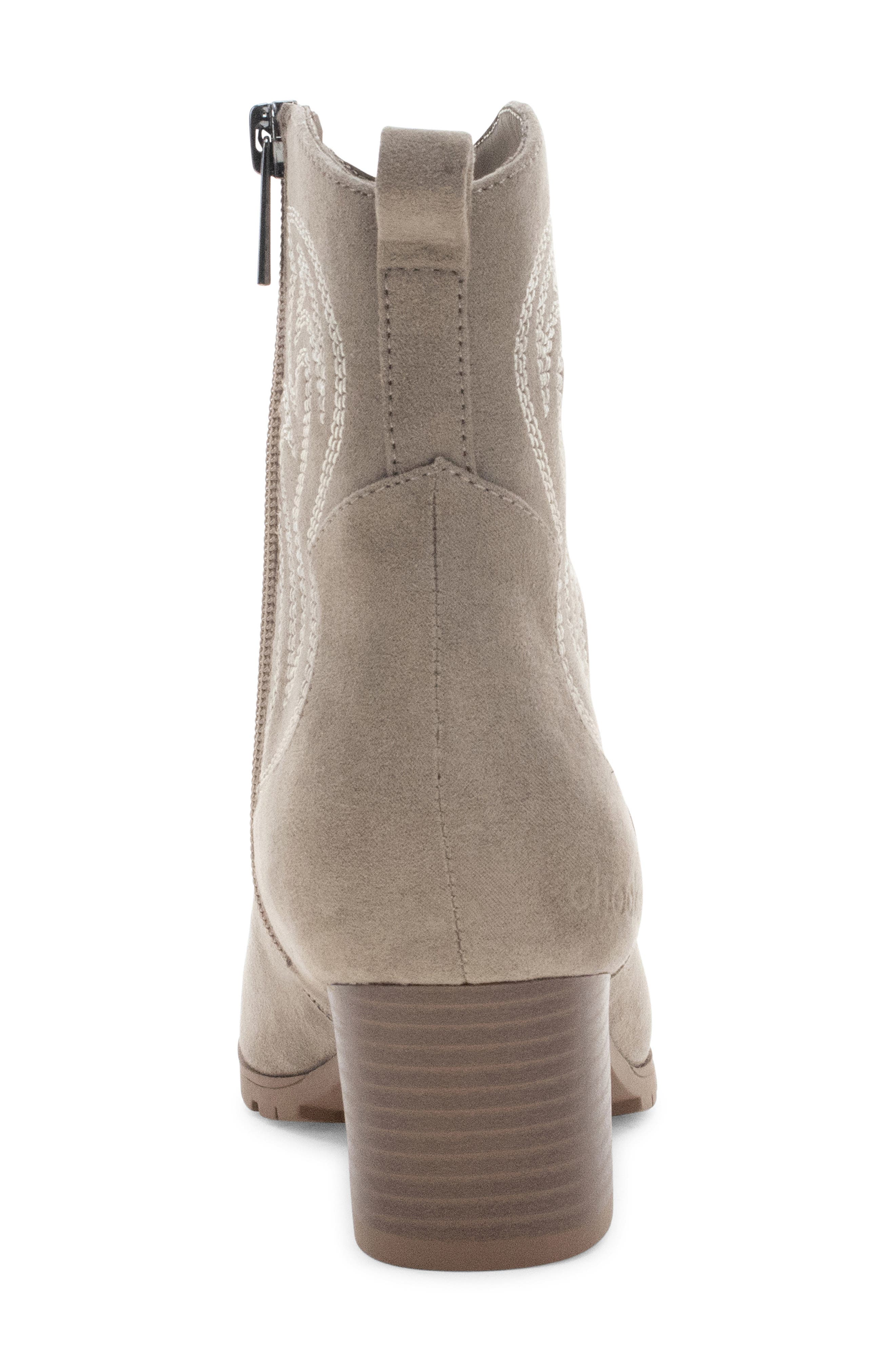 Twain Western Ankle Bootie, Alternate, color, TAUPE