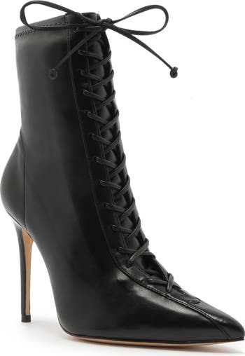 Schutz Tennie Pointed Toe Lace Up Boot Women Nordstromrack