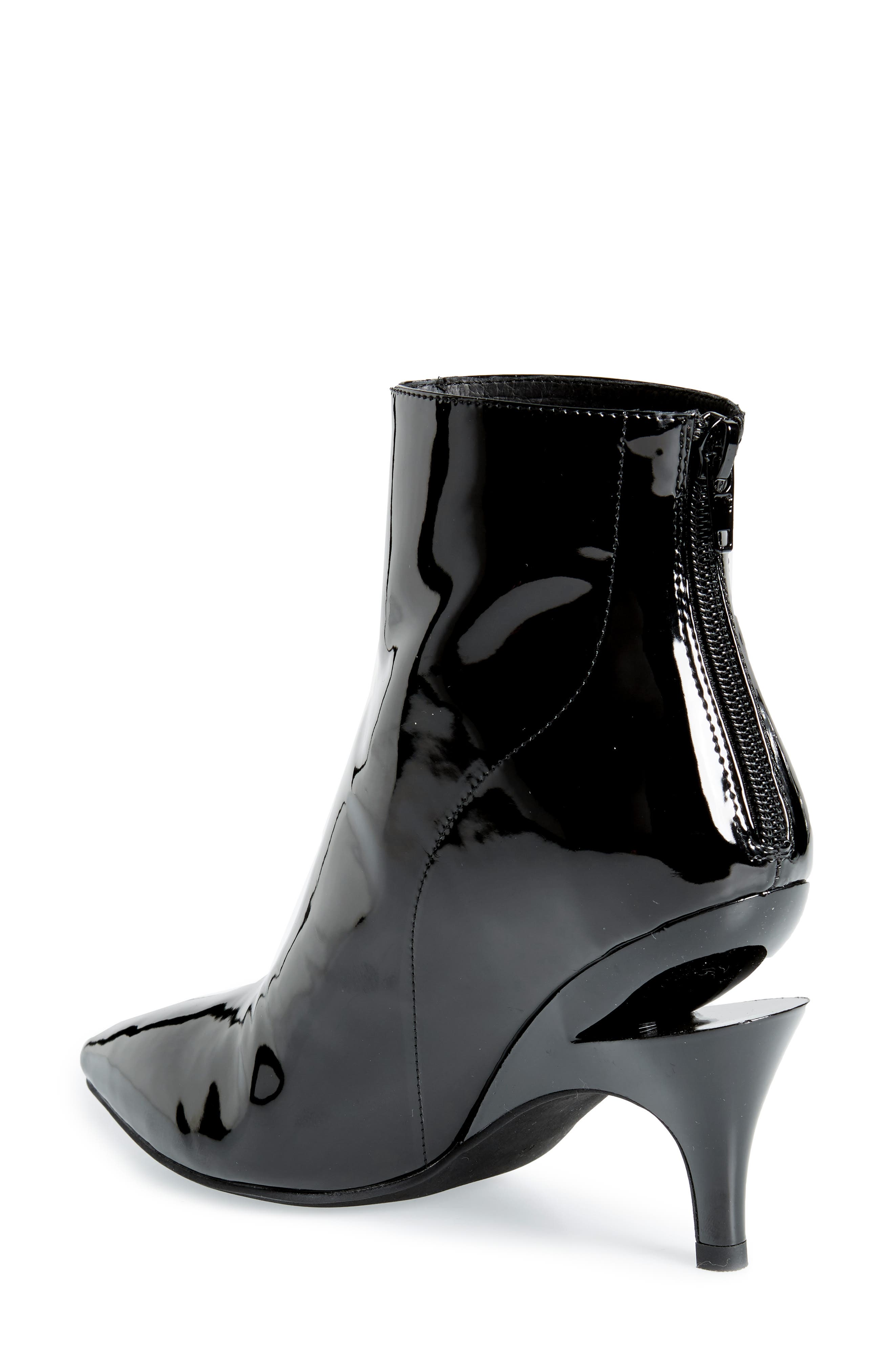 Museum Bootie, Alternate, color, BLACK PATENT LEATHER