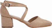 Forever & Always Shoes Dolly Low Block Heel Pumps