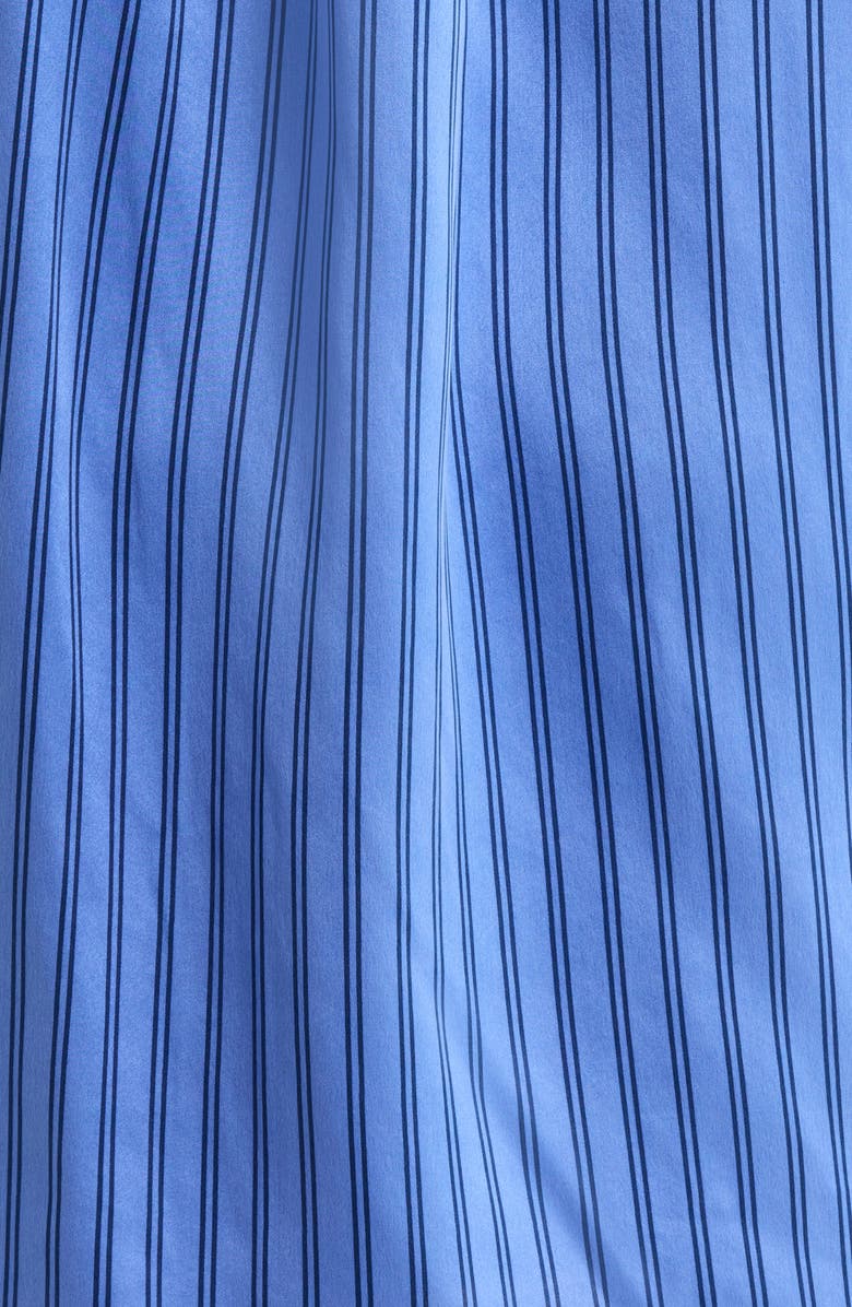 Lunya Stripe Piped Washable Silk Nightshirt, Alternate, color, Coastal Stripe