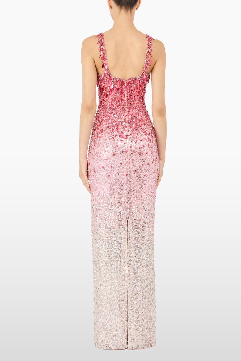 Decora Sequin-Embellished Maxi Dress, Alternate, color, Illusion