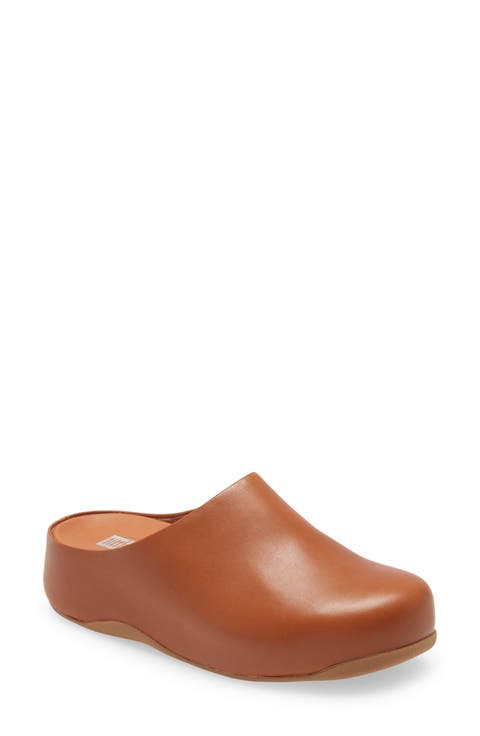 'Shuv™' Leather Clog