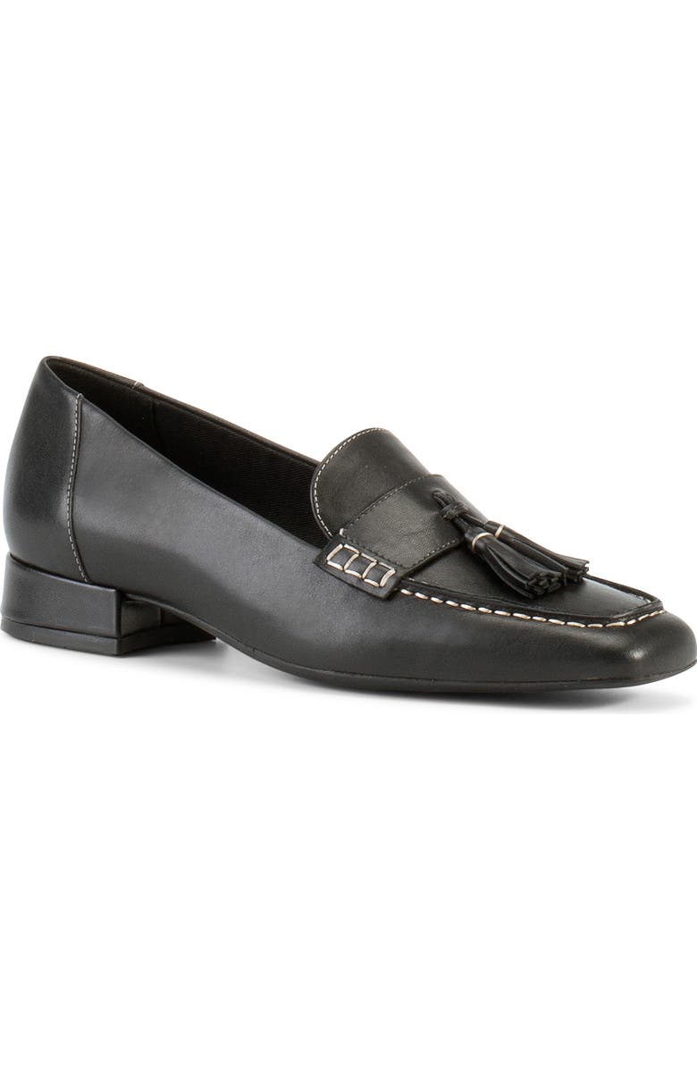 Vagabond Shoemakers Debbi Tassel Loafer, Main, color, Black/ White