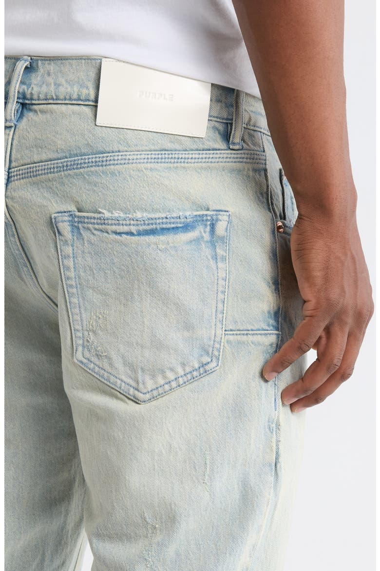Ripped Knee Blowout Flare Jeans, Alternate, color, LIGHT INDIGO
