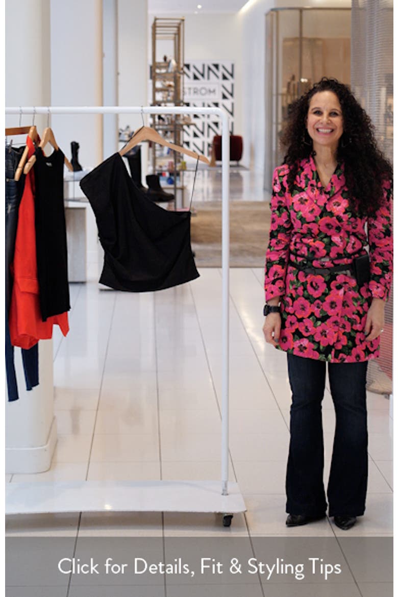 Bari One-Shoulder Linen Blend Top video