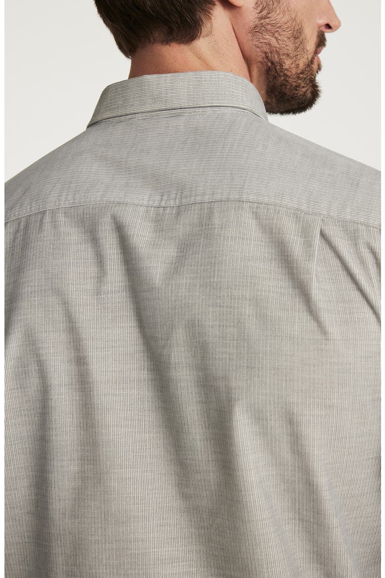 Corduroy Button-Up Shirt, Alternate, color, GREY