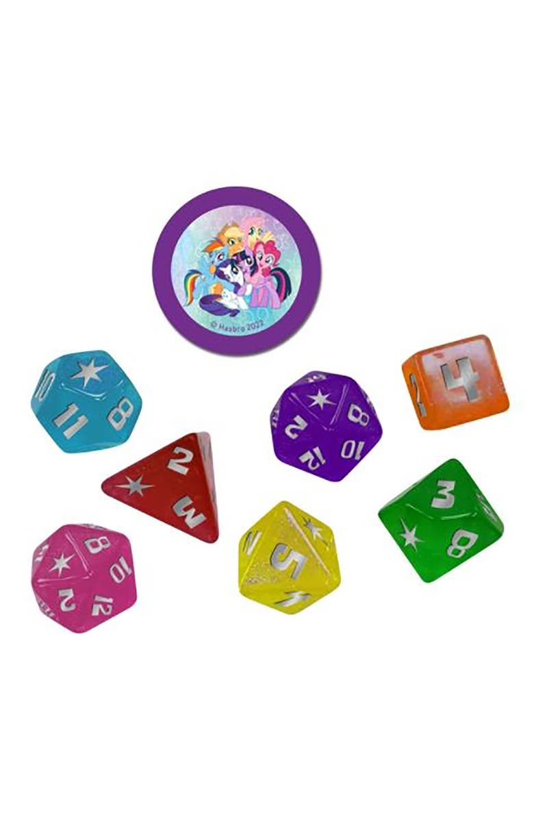 Renegade Games My Little Pony Roleplaying Game Dice Set Rpg Accessory, Main, color, 