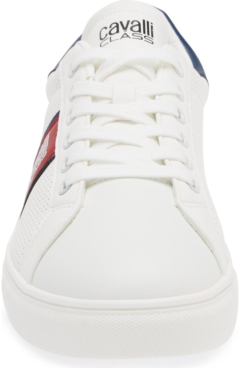 Roberto Cavalli Cavalli Class Low Top Sneaker, Alternate, color, White/ White