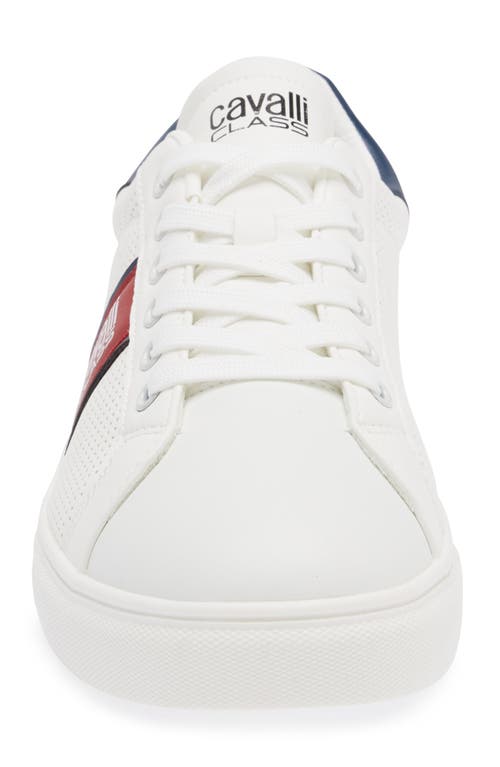 Roberto Cavalli Cavalli Class Low Top Sneaker In White