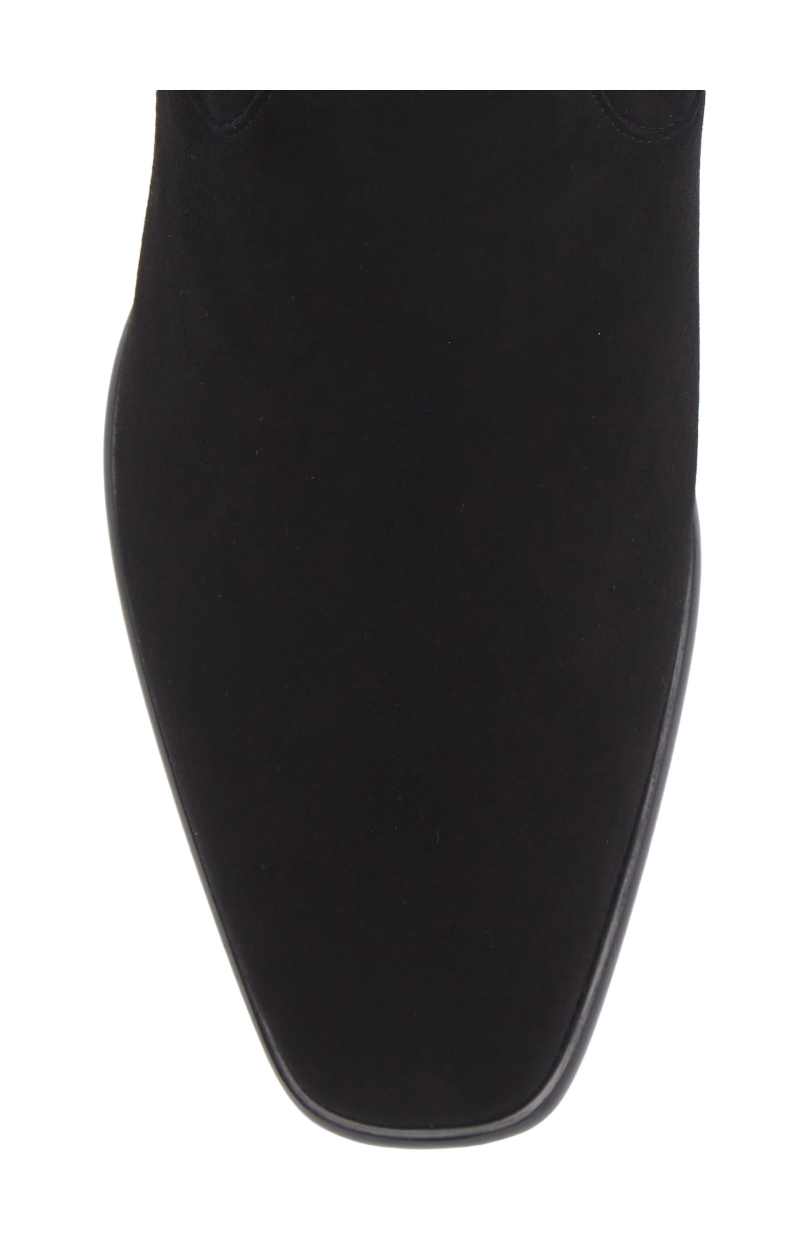 Harp Block Heel Stretch Bootie, Alternate, color, BLA-BLACK